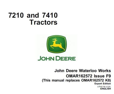 John deere repair manual for 7410. - Where todownload the max workouts guide.