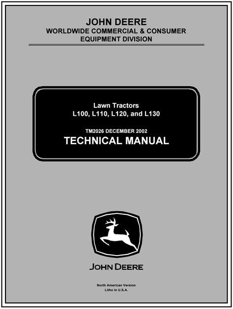John deere repair manuals l 110. - John deere 48c mower deck oem operators manual.