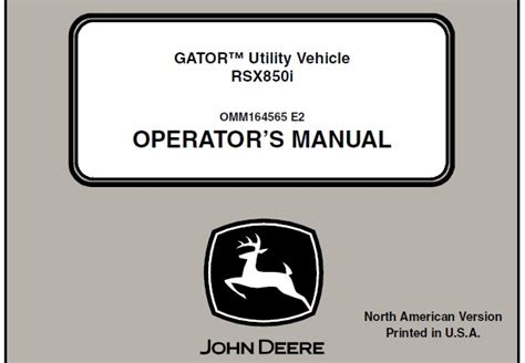 John deere rsx 850i service manual. - Guide pratique des 5s et du management visuel pour les managers et les encadrants.