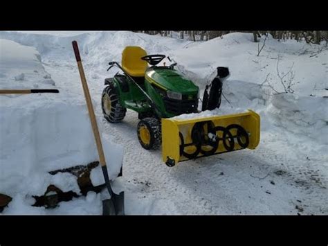 Weather enclosure and tire-chain attachments add comfort and performance. Equipment available for snow removal includes: 44-in. (112-cm) Snow Blower for X570 Tractor ... John Deere riding lawn mowers are supported by owner information web pages that include links to: ... S170, and S180 Tractors; Model year 2021 and newer S240 Tractors (serial .... 