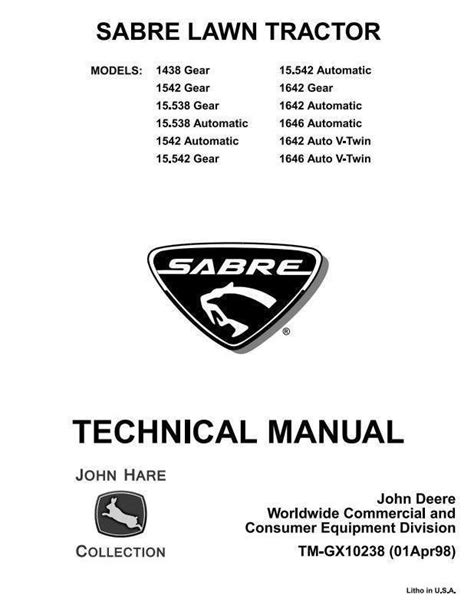 John deere sabre 1438 1542 1642 1646 manuale tecnico. - Samsung galaxy y gt s5360 service manual repair guide.