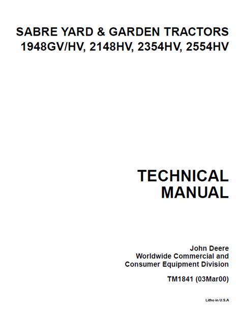 John deere sabre 2354 owners manual. - Servicehandbuch für das nivelliersystem für wohnmobile.