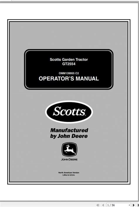 John deere scotts garden tractor gt2554 operators manual omm139955 c2. - Yanmar marine diesel engine 6gh ute service repair manual.