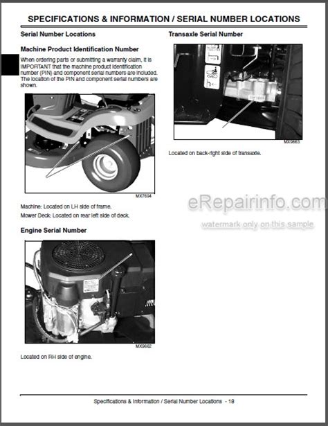 John deere scotts l1642 l17 542 l2048 l2548 lawn tractor technical service manual tm1949. - Case 730 830 930 manuale di riparazione del trattore.