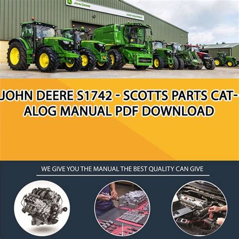 John deere scotts s1742 repair manuals. - Handbuch für eco xtreme modell eeac316a.