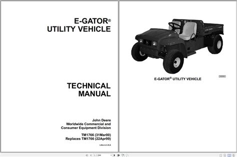 John deere service manual for gator 2x4. - Health and safety manuals in retail.