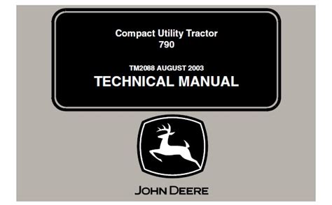 John deere service manual model 790. - Craftsman 3 hp small engine manual.
