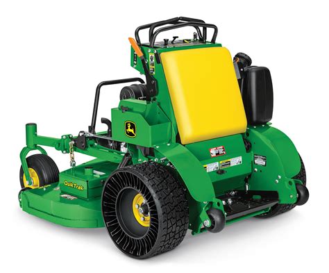 QuikTrak™ Stand-On Mowers. John Deere QuikTrak TM 600 Series stand-on mowers combine industry-leading stand-on technology with John Deere quality, durability, and support to deliver the best of both worlds. As a result, you'll have a one-of-a-kind stand-on mower experience .. 