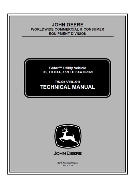 John deere th 6x4 diesel gator manual. - Guide ap auxiliaire de puericulture modules 1 a 8 avec dvd.