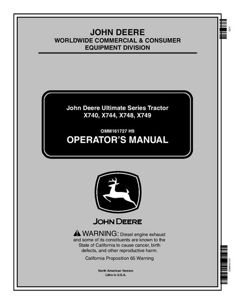 John deere x740 x744 x748 x749 lawn and garden tractor technical service shop repair manual tm2350. - Operating manual mori seiki sl 603.