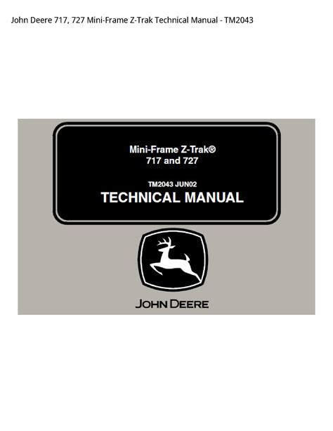 John deere z trak 717 manual. - Deutsch eins & zwei fur auslander - level 2.