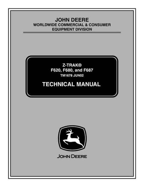 John deere z trak service repair manual f620. - Arbeitszeit, betriebszeit, freizeit: auswirkungen auf die raumentwicklung.