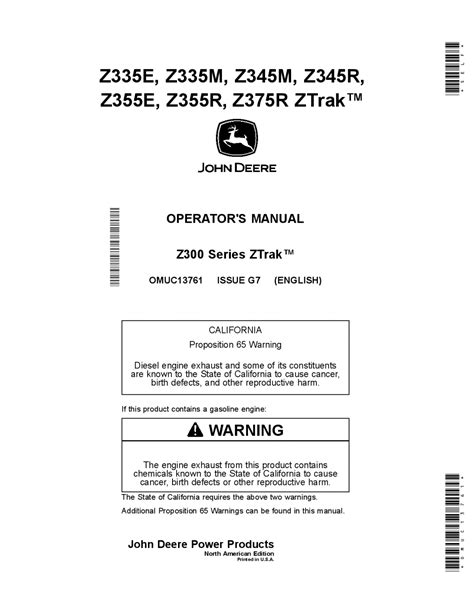 John deere z335e owners manual. Things To Know About John deere z335e owners manual. 