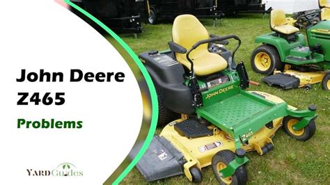 John deere z465 problems. Things To Know About John deere z465 problems. 