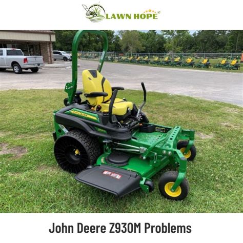 John deere z930m problems. Usually for two Z930M mowers having the same starting problems. ... You might look into buying a new oil pressure switch, but, there again why two Z930m would have the same problem. I would try this. ... A forum community dedicated to John Deere tractor owners and enthusiasts. Come join the discussion about towing, PTO’s, reviews, … 