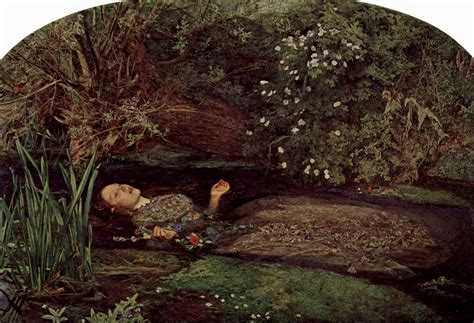 John everett millais ophelia. Representation & Abstraction: Looking at Millais and Newman John Everett Millais, Ophelia, 1851-2 (Tate Britain) and Barnett Newman, Vir Heroicus Sublimus, 1950-51 (MoMA) ... The Millais's Ophelia is something, it produces a sensation, a feeling, there is something there. While the other is just the complete lack of talent to produce something. 