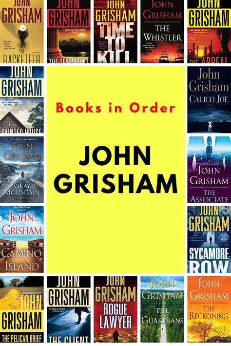 John grisham book list in order