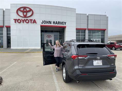 John harvey toyota. Delve into Toyota vehicles through your Jonesville Toyota dealer. Get all the details on new Toyota SUV pricing in Jonesville, TX, search for quality pre-owned Toyota trucks for sale or schedule a Toyota test drive this week. ... John Harvey Toyota. 2901 Benton Road, Bossier City, LA, 71111 Today's Hours 7:00 AM to 6:00 PM Phone Number Sales (318) 741-1337 . … 