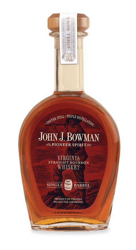John j bowman. Early pioneer Colonel John J Bowman first explored Kentucky in 1775. Four years later he moved his family to Lincoln County where they were among the earliest settles of Kentucky, He was the great, great uncle of Abram Smith Bowman, founder the A. Smith Bowman distillery. This single barrel bourbon whiskey commemorates the early pioneer. 