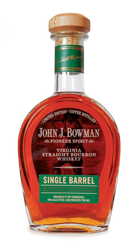 John j bowman single barrel. John. J. Bowman Bourbon commemorates the great, great uncle of Abram S. Bowman, who founded A. Smith Bowman Distillery. They hand select some of the oldest barrels in the warehouse to produce a single barrel bourbon with hints of toffee, leather, figs, and almonds. John. J. Bowman was awarded World’s Best Bourbon in 2017. 