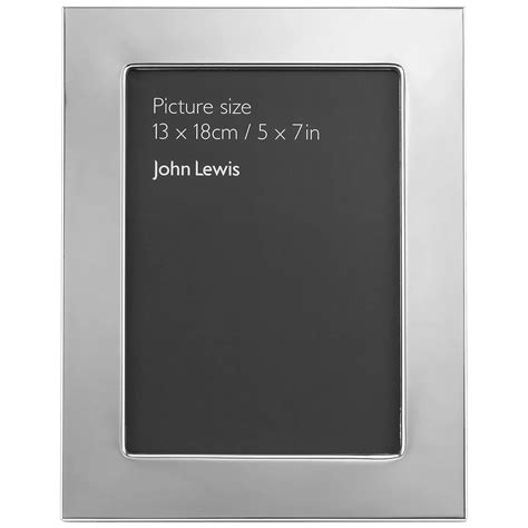 Lewis's Photo Frames Silver Set of 3 4x6 15.5x21.5cm