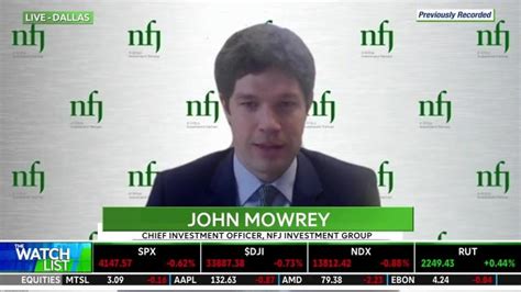 John mowrey wikipedia. 6 days ago · Watch CNBC’s full interview with LightShed Partners co-founder Rich Greenfield. Liz Young, SoFi head of investment strategy, and John Mowrey, NFJ Investment Group CIO, join 'Closing Bell' to ... 