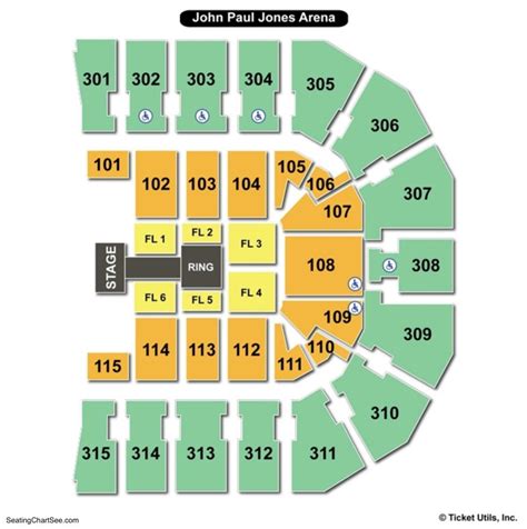 John paul jones arena seating chart concert. Parking for guests attending events at John Paul Jones Arena is located immediately surrounding the Arena. Parking passes are required to park in these lots and may be purchased online at www.johnpauljonesarena.com, charge by phone at 1-888-JPJ-TIXS (1-888-575-8497), or at the John Paul Jones Arena Box Office. John Paul Jones Arena is located ... 