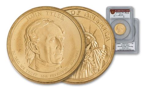 John tyler dollar coin error. For Sale: Complete Mint Proof Set State Quarters 1999-2008 (W/ OGP/Coa) For Sale: Mixed Roll Of Silver Dollars (10 Morgan - 10 Peace) For Sale: PCGS / NGC World Coins For Sale: China Panda Moon Festival Medal NGC PF70 Ultra Cameo 1 Oz Silver For Sale: 1993 Mexico 20 Pesos Bi-Metallic Silver For Sale: Australia Perth Mint Silver Swan MS Er MS70 For Sale: Jefferson Nickels! 