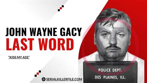 How Did John Wayne Gacy Die? Gacy, having run out of appeals, was put to death via lethal injection on May 9, 1994. His last meal was made up of a bucket of KFC chicken, fried shrimp, strawberries, french fries, and a Diet Coke to wash it all down. John Wayne Gacys Last Words. Some serial killers express emotion or regret at the end.