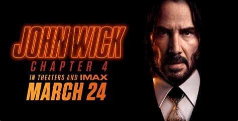 Find showtimes and book tickets for John Wick: Chapter 4 at a cinema near you. Movie synopsis: John Wick uncovers a path to defeat The High Table, but before he can earn his freedom, he must face off against a new enemy with powerful alliances across the globe and forces that turn old friends into foes.. 