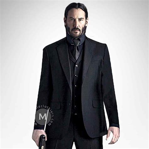 John wick suit. All Black 3 Piece Classic Suit. Rated out of 5 based on customer ratings. ( 6 customer reviews) Size Chart. Price: $ 199.00. Returns: 30 days Free Exchanges & Return. Shipping: FREE SHIPPING ON ALL ORDERS. Men Jacket Size. 