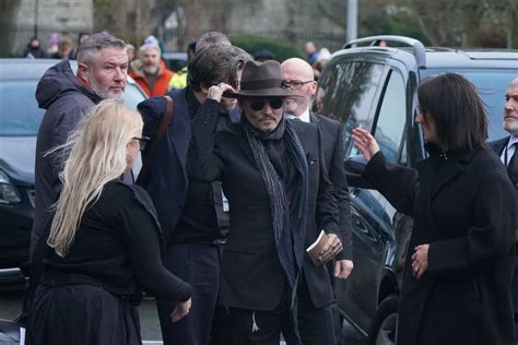 Johnny Depp among stars paying tribute at funeral of The Pogues singer Shane MacGowan