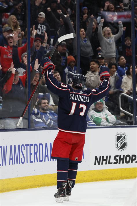 Johnny Gaudreau scores in overtime as Blue Jackets rally past Maple Leafs 6-5