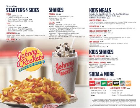 Johnny Rockets Prices