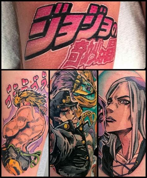 No it's a Johnny Joestar tattoo ... Your favorite panel(s) isnt/aren’t the one(s) where gyro and Johnny are telling someone to go eat shit and to fall off their horse? /s …. 