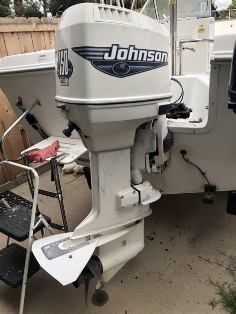 #1. Hello all... been reading here for a while. I'm currently looking at buying a pair of 2000 Johnson Ocean Pro 150's.. I'd like your thoughts on the motors and suggestions on what to look for specifically when testing them, etc. Anything is appreciated. Thanks in advance. Mark. Dhadley. Supreme Mariner. Joined. Feb 4, 2001. Messages. 16,978.. 