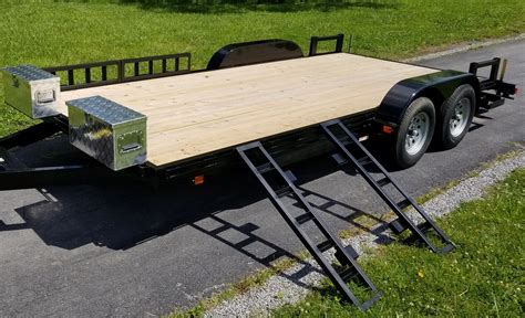 Shop Carry-On Trailer 5-ft x 10-ft Treated Lumber Utility Trailer with Ramp Gate in the Utility Trailers department at Lowe's.com. A utility trailer can be incredibly useful for a wide range of tasks. Whether you're moving furniture, transporting landscaping materials, hauling equipment.