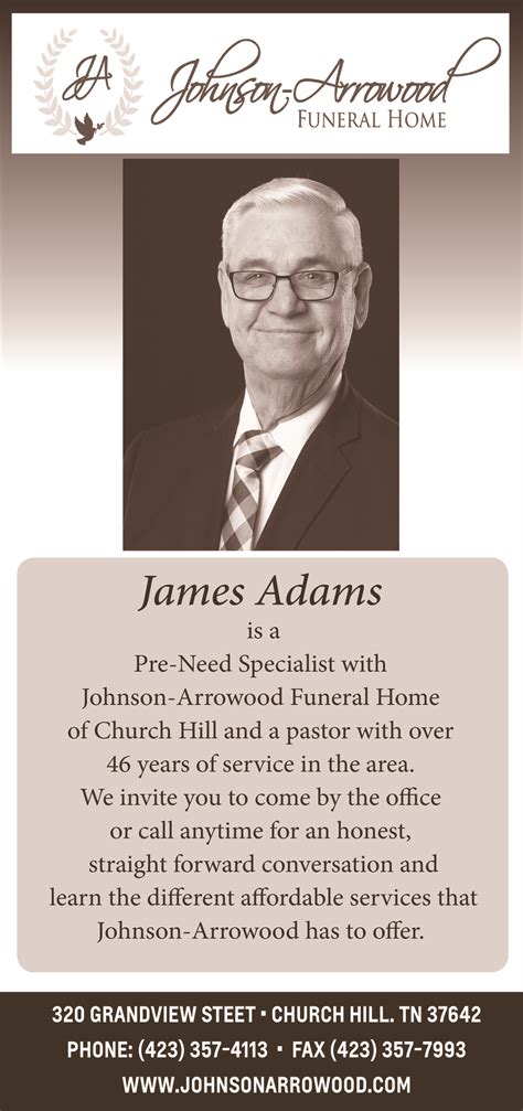 Johnson funeral home church hill tennessee. All Obituaries. Mrs. Betty Louise Brown Simmons A graveside service will be held on Saturday, May 4, 2024, at 1:00 p.m. at the Greenview Cemetery, 1004 Montgomery Street, Reidsville, NC. George Herman "Stroker" Davis was born on October 30, 1937, in Bethania, North Carolina. He departed this life on April 24, 2024, in Reidsville, North Carolina. 
