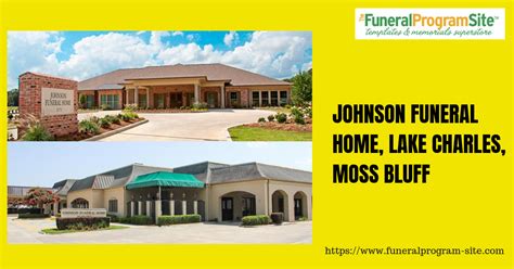 Miguez Jennings; Miguez Lake Arthur; Johnson Robison Funeral Home; Our Excellent Staff; What Families are Saying ... Johnson Funeral Home. 4321 Lake Street Lake Charles, LA 70605 (337) 478-8687. Johnson Funeral Home - Moss Bluff. 2171 North Hwy 171 Lake Charles, LA 70611 (337) 426-8006. Pet Angels Crematory. 4321 Lake …. 