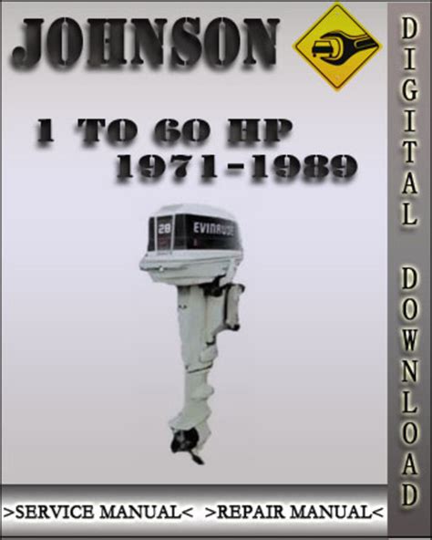 Johnson outboard 1 60 hp 1971 1989 factory service repair manual. - 2009 mini cooper diesel service manual.