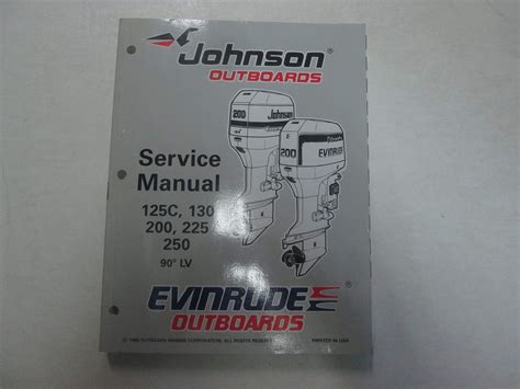 Johnson outboards service manual 125c 130 200 225 250 90 lv. - Mazda cx7 2007 2009 service repair manual download.