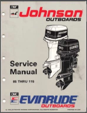 Johnson v4 85hp outboard repair manual. - 2005 trailblazer service and repair manual.