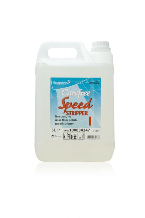 Johnsons Carefree Speed Polish Stripper 5L 1st 4 Cleaning