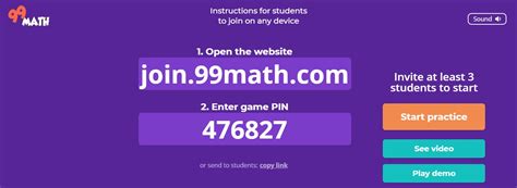 Excite your class about math practice. Transform your math classes with 99math! Empower your students to achieve fact fluency, meet curriculum standards, and develop a passion for math. With group activities, individual practice, and play-at-home games, your students will boost their accuracy and confidence in math. Teachers, full access for FREE..