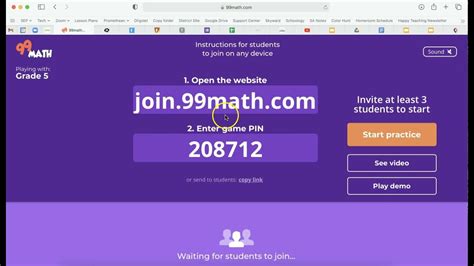 Join 99math com. The easiest most fun way to practice math facts in a classroom! Instantly engaging and perfect for all-class activities. No students’ accounts required. 