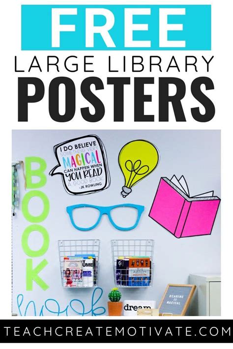 Join for Exclusive Freebies in 2020 Library posters, Classroom