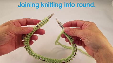 Join knitting in round. Full Playlist: https://www.youtube.com/playlist?list=PLLALQuK1NDrgKZwcgTgn_ws3tH3pM1yiq--Watch more Circular Knitting Tutorials videos: http://www.howcast.co... 