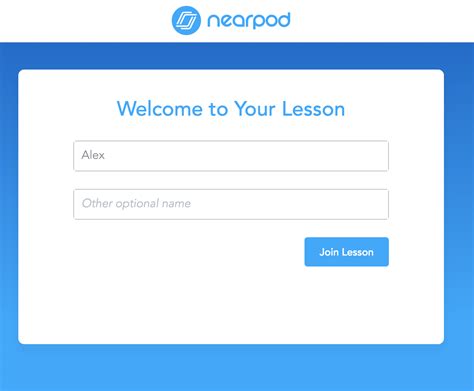 Join Nearpod as a student and access interactive le