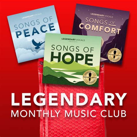 Join the Legendary CD Club! Get music... - Legendary Vocals