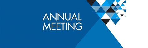 Join us for the Annual Meeting and Program